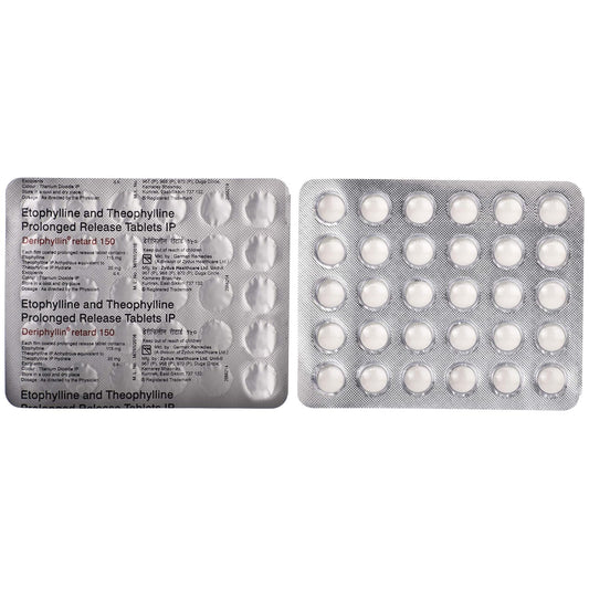 Deriphyllin Retard 150 Tablet PR